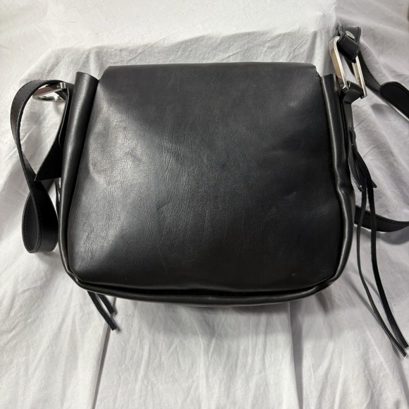 Circus by Sam Edelman Crossbody Bag Purse Handbag Black Leather Whimsigoth Y2K. - Picture 2 of 5